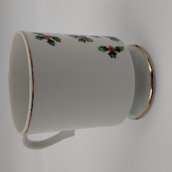 Lefton Vintage coffee Christmas Mug Mouse with Christmas Tree Santa - Picture 3 of 8